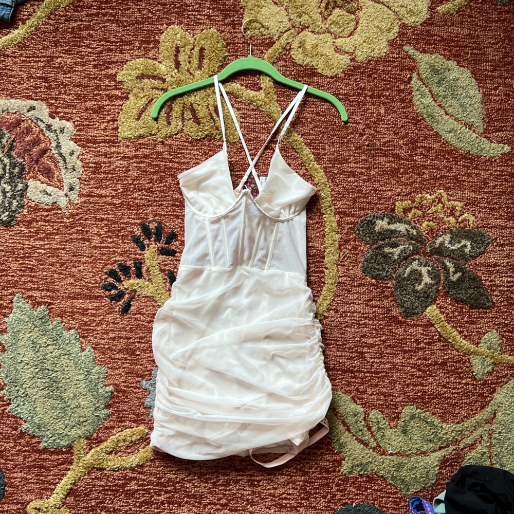 Oh Polly cream dress